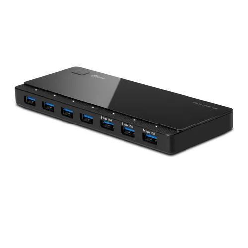 TP-Link UH700 | USB Hub | 7 USB 3.0 ports, 3 charging ports Diody LEDStatus