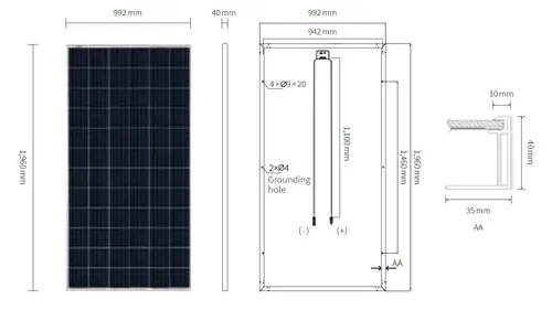 Sharp ND-AF330C | Fotovoltaický panel | Moc 330W, Polykrystalický 1