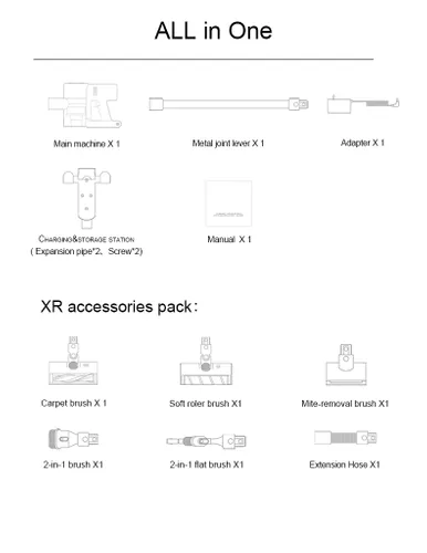 Dreame XR | Handheld cordless vacuum cleaner | 100 000 rpm 140AW, 450W 8