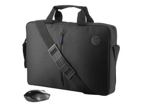 HP Value Briefcase & Wireless Mouse Kit | Sada  | Taška na notebook  HP Focus Topload 15,6' + Bezdrátová myš  HP Wireless Mouse 200 Black