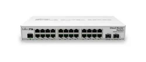 MikroTik CRS326-24G-2S+IN | Schalter | 24x RJ45 1000Mb/s, 2x SFP+ Ilość portów LAN24x [10/100/1000M (RJ45)]
