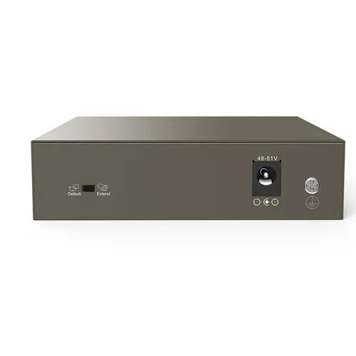 Tenda TEF1105P-4-63W | Switch | 4x 10/100MBs, 1x UPLINK PORT 10/100MBs Ilość portów PoE4x [802.3af/at (100M)]
