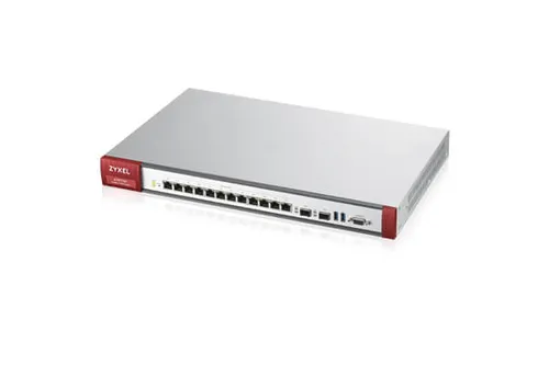 Zyxel ZyWALL ATP700 | ATP-Firewall | 12x RJ45 1000Mb/s, 2x SFP, 2x USB Ilość portów LAN12x [10/100/1000M (RJ45)]
