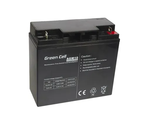 Green Cell AGM 12V 20Ah | Batería | de libre mantenimiento Napięcie wyjściowe12V