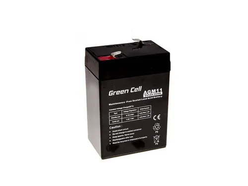 Green Cell AGM 6V 5Ah | Batterie | Wartungsfrei Kolor produktuCzarny