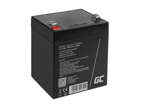 Green Cell AGM 12V 5Ah | Baterie | bezúdržbová Napięcie wyjściowe12V