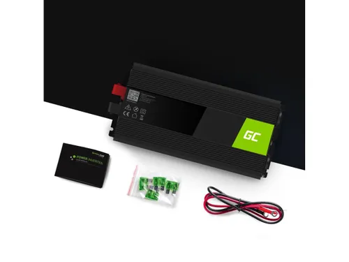 Green Cell INV20 | Voltage converter | 24V, 2000W, pure sinwave Napięcie wyjściowe230V