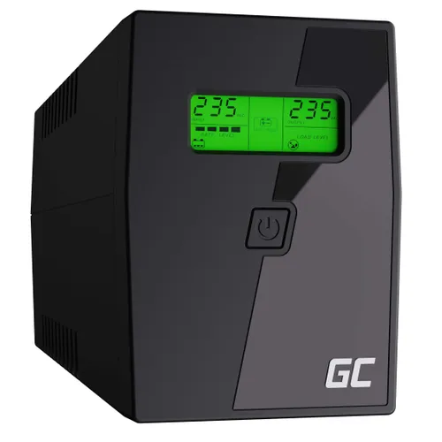 Green Cell UPS01LCD | Fonte de alimentaçao ininterrupta | Micropower LCD 600VA Moc UPS (VA)600