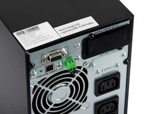 Green Cell UPS10 | Zasilacz awaryjny | Online MPII z wyświetlaczem LCD 1000VA C13 Frekwencja wyjściowa50/60