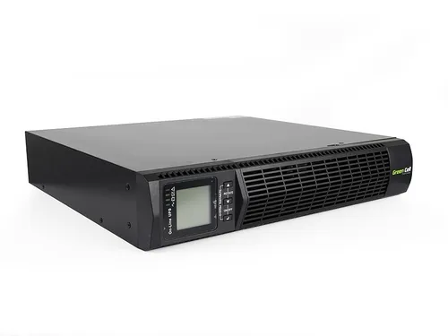 GREEN CELL UPS | Sistema de alimentación ininterrumpida UPS | Online RTII, pantalla LCD, 1000VA rack CertyfikatyCE