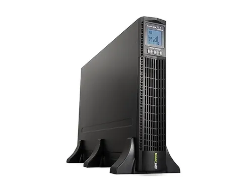 Green CellUPS | UPS | Online RTII, LCD screen, 3000VA rack CertyfikatyCE