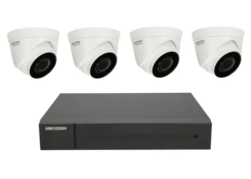 Hikvision HWK-N4142TH-MH | CCTV-Netzwerkkit | 4 Kameras 2MP, IP67 + NVR 4-Kanal Ilość kanałów video4