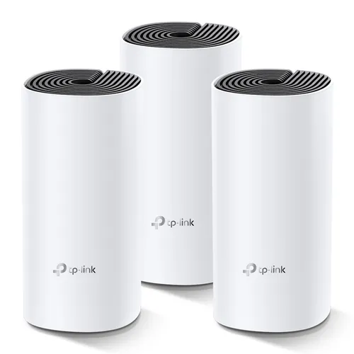 TP-Link Deco M4 3-Pack | WiFi Router | MU-MIMO, AC1200, Dual Band, Mesh, 4x RJ45 1000Mb/s