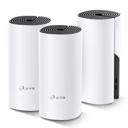 TP-Link Deco M4 3-Pack | Router WiFi | MU-MIMO, AC1200, Dual Band, Mesh, 4x RJ45 1000Mb/s Częstotliwość adaptera AC50 - 60