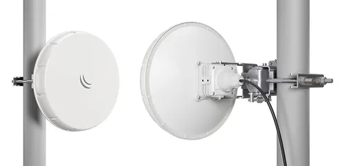 MikroTik nRAYG-60adpair | Radiolinha | Wireless Wire nRAY, 60GHz, 2Gb/s, 1x RJ45 1000Mb/s Częstotliwość anteny60 GHz