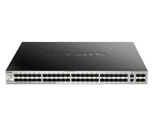 D-LINK DGS-3130-54S/SI | Switch | 48x SFP, 2x RJ45 10Gb/s, 4x SFP+, L3 Ilość portów LAN48x [1G (SFP)]