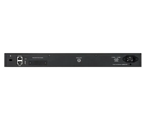 DGS-3130-54TS/SI | Switch | 48x RJ45 1000Mb/s, 2x RJ45 10Gb/s, 4x SFP+, L3 Ilość portów LAN2x [1/10G (RJ45)]
