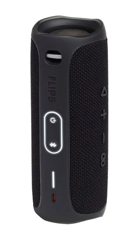 JBL Flip 5 Schwarz | Tragbarer Lautsprecher | Wasserdicht, Bluetooth 4.2 Cechy zabiezpieczeńOdporny na kurz, Wodoodporny
