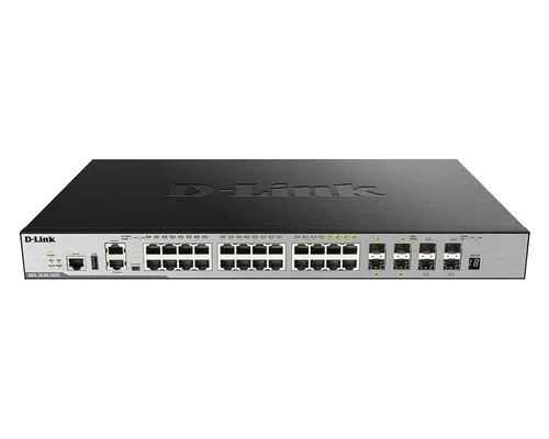 D-LINK DGS-3630-28TC/SI | Switch | 20x RJ45 1000Mb/s, 4x RJ45/SFP Combo, 4x SFP+, L3 Ilość portów LAN20x [10/100/1000M (RJ45)]