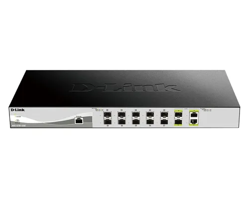 D-LINK DXS-1210-12SC | Switch | 10x SFP+, 2x RJ45/SFP+ Combo Ilość portów LAN10x [10G (SFP+)]
