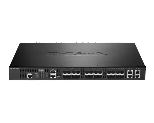 D-LINK DXS-3400-24SC | Switch | 20x SFP+, 4x RJ45/SFP+ Combo Ilość portów LAN20x [10G (SFP+)]
