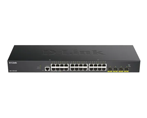 DGS-1250-28X | Switch | 24x RJ45 1000Mb/s, 4x SFP+ Ilość portów LAN24x [10/100/1000M (RJ45)]
