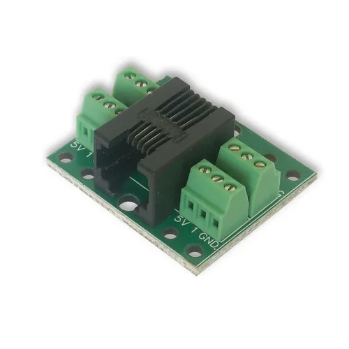 Tinycontrol Splitter RJ12 | für DS18B20 | Schraubverbindung zum Lankontroller 2