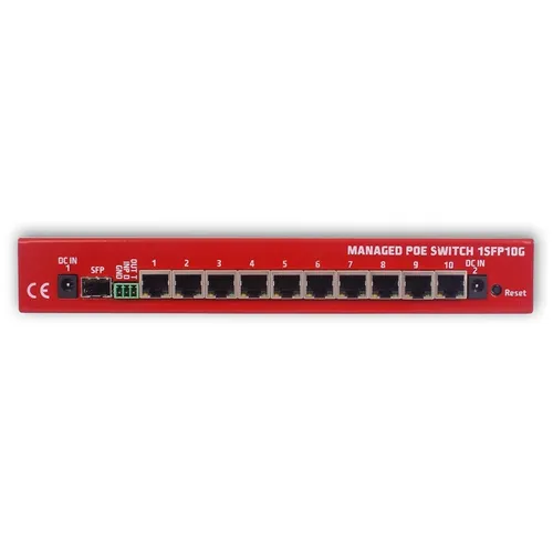 Tinycontrol 1SFP10G | Schalter | PoE-Schalter, 10x RJ45 1000Mb/s, 1xSFP 1