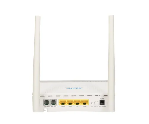 HALNy HL-4GMV | ONT | GPON ONT B+ SC/APC, AC Dual Band 2x2 MIMO, 4x RJ45 1000Mb/s, 2x RJ11 Maksymalna prędkość transmisji bezprzewodowej1200 Mb/s