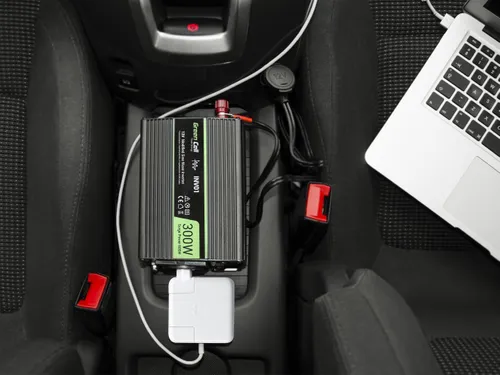 Green Cell INV04DE | Převodník napětí | automobilová 24V, 500W Kolor produktuCzarny