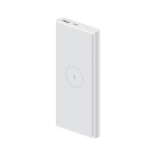 Xiaomi Mi Wireless Essential Power Bank Branco | Powerbank | 10000mAh, branco, com funçao de carregamento sem fio Bezprzewodowe ładowanieTak