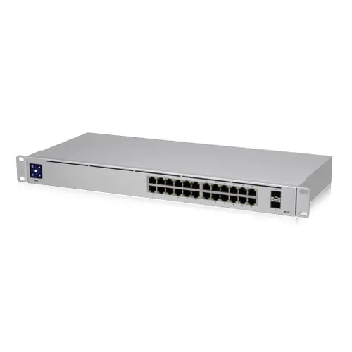 Ubiquiti USW-24 | Schalter | UniFi, 24x RJ45 1000Mb/s, 2x SFP Ilość portów LAN2x [1G (SFP)]
