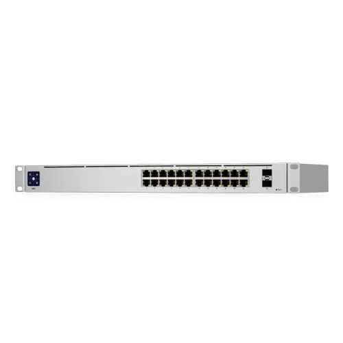Ubiquiti USW-24 | Schalter | UniFi, 24x RJ45 1000Mb/s, 2x SFP Standard sieci LANGigabit Ethernet 10/100/1000 Mb/s