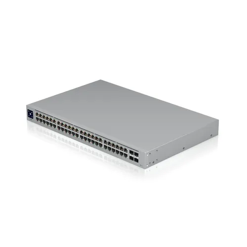 Ubiquiti USW-48-POE | Schalter | UniFi, 48x RJ45 1000Mb/s, 32x PoE+, 4x SFP Standard sieci LANGigabit Ethernet 10/100/1000 Mb/s