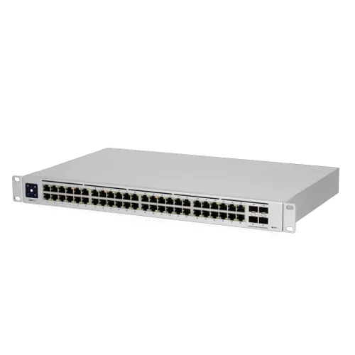 Ubiquiti USW-PRO-48 | Switch | UniFi GEN2, 48x RJ45 1000Mb/s, 4x SFP+ Ilość portów LAN4x [10G (SFP+)]
