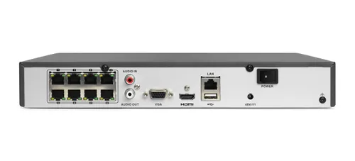 Hikvision HWN-4108MH-8P(B) | Videorekorder - NVR | 8 Kanal, Hik-Connect RozdzielczośćFull HD 1080p
