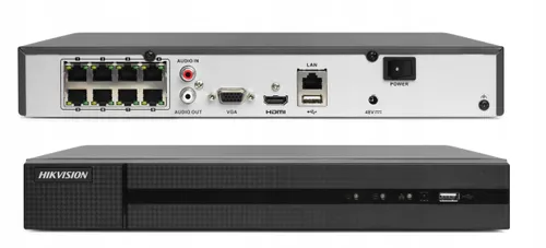 Hikvision HWN-4108MH-8P(B) | Network Video Recorder | 8-ch, Hik-Connect Rozdzielczość4K