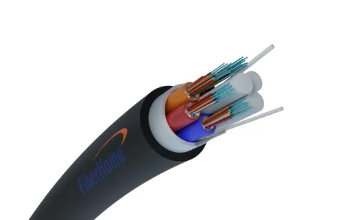 Kabel światłowodowy do kanalizacji 48F | jednomodowy, 4T12F, G652D, 9,2mm, 1,5kN | Fiberhome