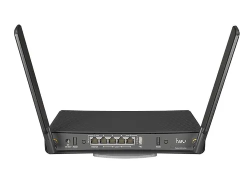 MikroTik hAP ac3 RBD53iG-5HacD2HnD | Router WiFi | AC Dual Band, 5x RJ45 1000Mb/s, 1x PoE, 1x USB 3GNie
