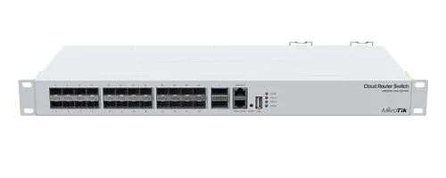 MikroTik CRS326-24S+2Q+RM UK | Коммутатор | 24x SFP+, 2x QSFP, 1x RJ45 100Mb/s Ilość portów LAN2x [40G (QSFP)]