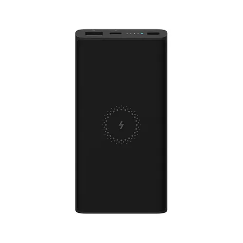 Xiaomi Mi Wireless Essential Power Bank Black | Powerbank | 10000mAh, Schwarz, mit kabelloser Ladefunktion Pojemność akumulatora10000 mAh