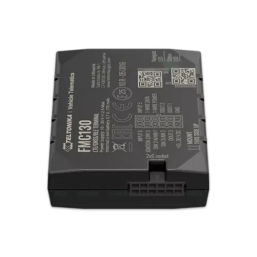 TELTONIKA FMC130 TERMINAL LTE AVANÇADO COM CONFIGURAÇAO DE ENTRADAS FLEXÍVEIS, TRACKER Diody LEDStatus