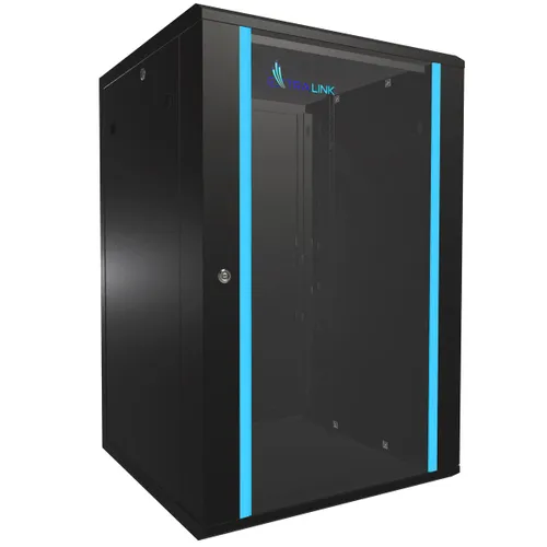 Extralink 18U 600x600 Negro | Armario rackmount | montaje en la pared Wysokość szafy18U