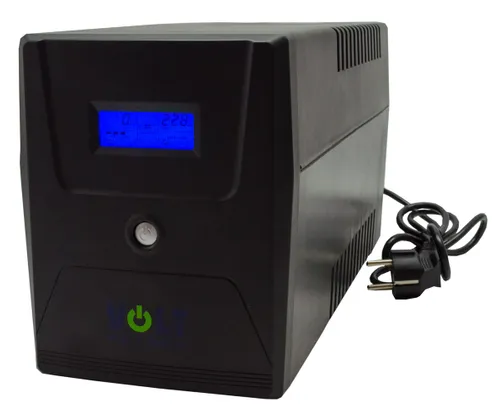 MicrosineUPS 2000VA/1400W | Computer-Backup-Stromversorgung | 2x 9Ah Moc UPS (VA)2000