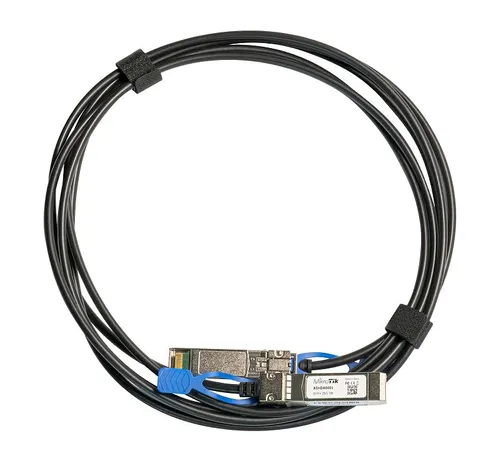MikroTik XS+DA0001 | DAC SFP28 Cable | 25Gb/s, 1m Dystans transmisji1m