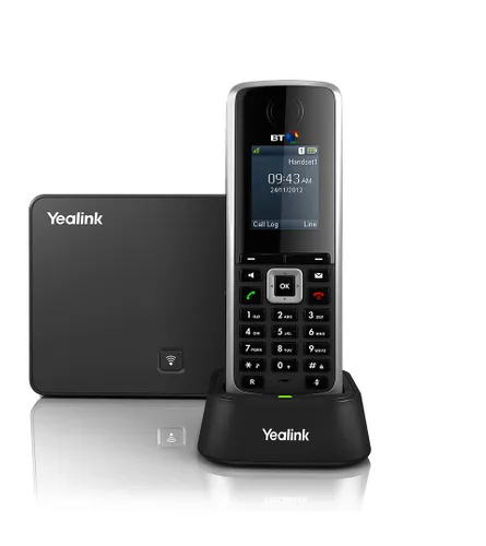 Yealink W52P | Telefon VoIP DECT | 1x RJ45 100Mb/s, wyświetlacz, PoE Automatyczna sekretarkaNie