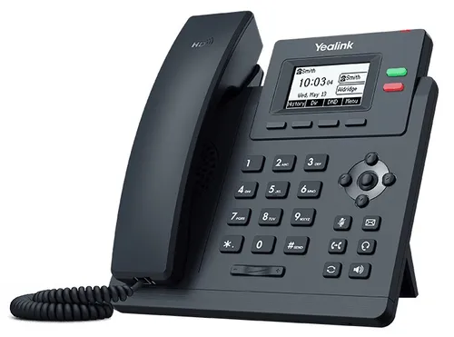 Yealink SIP-T31G | Telefono VoIP | 2x RJ45 1000 Mb/s, schermo, PoE Automatyczna sekretarkaTak