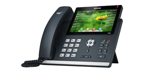 Yealink SIP-T48U | Telefon VoIP | 2x RJ45 1000Mb/s, wyświetlacz, PoE, USB, bez zasilacza 0
