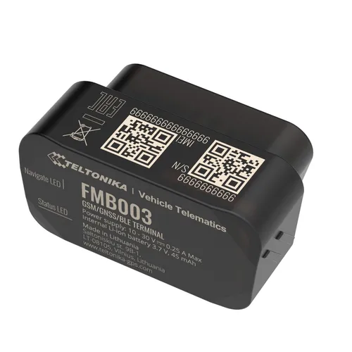 Teltonika FMB003 | Lokalizator GPS | Złącze OBDII, GNSS, GSM, Bluetooth 4.0 Typ łącznościOBDII