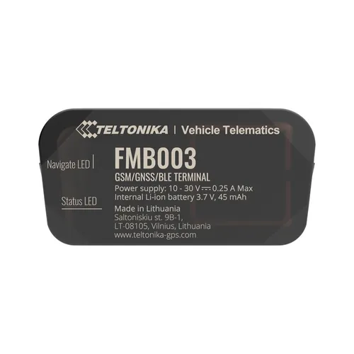 Teltonika FMB003 | Lokalizator GPS | Złącze OBDII, GNSS, GSM, Bluetooth 4.0 BluetoothTak